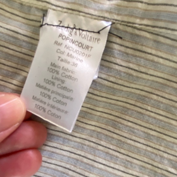 Zadig & Voltaire, Popincourt jacket, French size 36 (XS-S), like new. - Picture 9 of 13